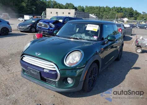 2015 Mini Hardtop Cooper из США, поврежденный, VIN WMWXM5C57F3A04447